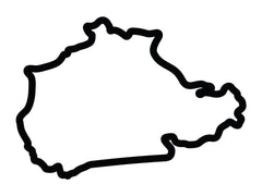 Calcomanía del circuito norte de Nürburgring Nordschleife