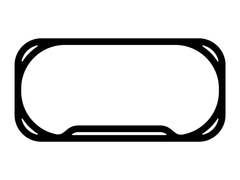 Calcomanía ovalada del Indianapolis Motor Speedway