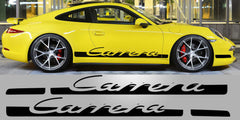 Tapered Carrera Porsche 997 Side Script Decal Set