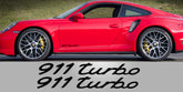 Porsche Turbo Door Decals