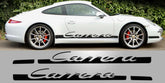 Tapered Carrera Porsche 991 Side Script Decal Set