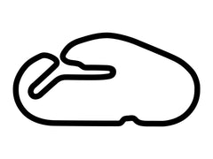 Calcomanía del circuito de carreras Daytona Int'l Speedway