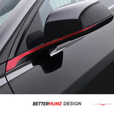 Rearview Mirror Trim Strip Decoration for Tesla Model 3 Highland / Model Y Juniper (2024) | PVC Cover