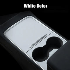 For Tesla Model 3 Y 2021-2023 Center Console Panel Sticker Wood Grain Film Carbon Central Control Cover Car Interior Accessories