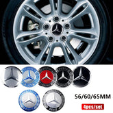 Wheel Center Hub Cap Resin Badge Emblem Sticker for Mercedes-Benz | 56mm / 60mm / 65mm
