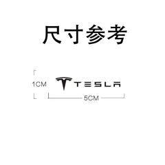 3D Metal Car Creative Stickers Waterproof Dirt-proof Sticker For Tesla Model 3 S X Y Roadster SpaceX Car Accessories