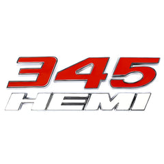 3D Metal HEMI 392 345 Emblem Badge Sticker for Dodge Charger / RAM 1500 / Journey / Caliber
