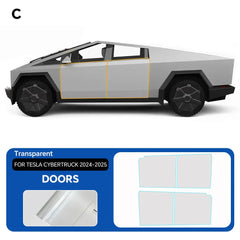Precut PPF Clear Bra for Tesla Cybertruck (2024–2026) | 9-Mil TPU Paint Protection Film