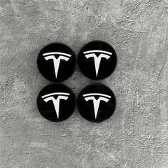 Tesla 56mm Wheel Center Caps 4Pcs Set - Original Style Hub Covers for Model 3 Y X S Auto Parts