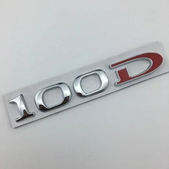 For Tesla MODEL 3 S X Y 75D 85D 90D 100D Rear Boot Trunk Tailgate Emblem Badge Sticker 3D Metal Car Styling Accessories