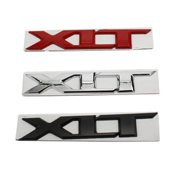 3D Metal XLT Letter Logo Badge Emblem for Ford F-150 / Ranger | Trunk Body Decal Sticker