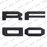 Raptor Grill 4-Letter Insert with White Stripe for Ford Raptor | Aftermarket Grille Letter Kit
