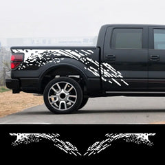 Side Bed Mud Splash Decal Kit for Ford Raptor SVT / F-150 | Vinyl Sticker Graphic