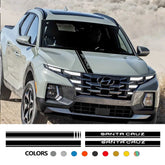 Hood Stripe Decal for Hyundai Santa Cruz SE / SEL / Limited (2022–2023) | Vinyl Truck Sticker