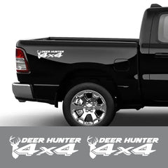 Deer Hunter 4x4 Sport Decal | Universal Pickup Sticker for Ford F-150, Toyota Hilux, Dodge RAM, Nissan Navara & More