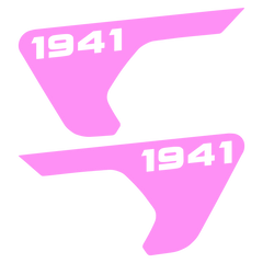 1941 Fender Vent Vinyl Sticker Fits 2018+ Jeep Wrangler JL & Jeep Gladiator JT