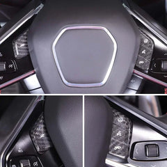 Real Carbon Fiber Steering Wheel Trim for Corvette C8 Stingray / Z51 / Z06 (2020–2024) | ISO9001
