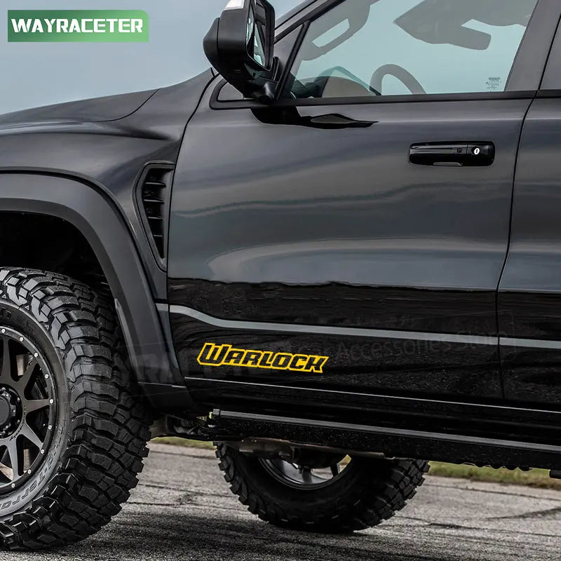 Warlock SRT Body Graphics Decal for Dodge RAM 1500 – Rear Trunk & Side Sticker (2022-2025)