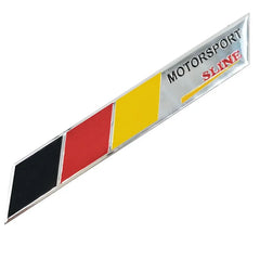 3D Germany Flag Car Sticker Decal | Universal Auto Accessory for Renault / Peugeot / Citroën