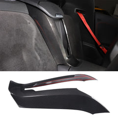 Carbon Fiber Texture ABS Middle Seat Charging Port Cover for Corvette C8 | Suetlcoity