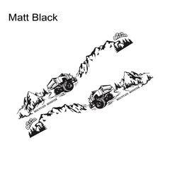 4x4 Off-Road Mountain Decal Sticker for Ford F-150 / Toyota Hilux / Isuzu D-Max | Vinyl Graphic