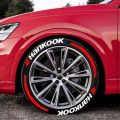 4x OLPAY 3D Waterproof Brand Tire Letter Sticker | Racing Wheel