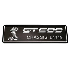 Alloy GT350 / GT500 Logo Trunk & Body Badge | Ford Shelby Mustang Emblem Sticker