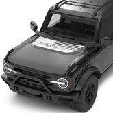 USA Flag Mountain & Tree Hood Bonnet Decal for Ford Bronco | Styling Vinyl Sticker