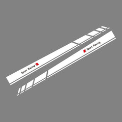Sport Racing Door Side Edge Decal for Audi A3 / S3 / RS3 (8V, 8P, 8Y, 8L) | 2-Piece Vinyl Sticker