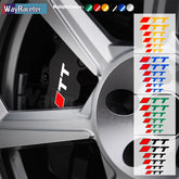 Audi Brake Caliper Decal Set – High-Temp Reflective Vinyl | A3 A4 A5 A6 A7 A8 Q2 Q3 Q5 Q7 Q8 TT TTS S-Line (6 Pcs)