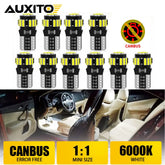 AUXITO T10 W5W 4014 SMD Canbus LED | 194 501 No Error 2–10 Pack