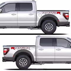 Vinyl Tape Patch Decal for Ford F-150 Raptor / Ranger Truck | 2-Piece Cargo Sticker