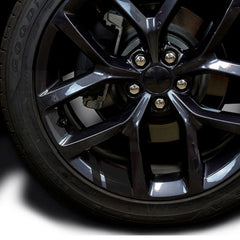 Reflective Wheel Hub Decal Set (6 Pcs) – Rim Cover Sticker | Dodge, Chrysler & Jeep | Red, Yellow, Black