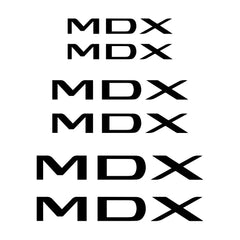 Brake Caliper Badge Decal for Acura MDX / ILX / RDX / TLX / RL / TSX / ZDX | 6-Piece Vinyl Film Set