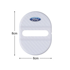 Door Lock Cover Anti-Rust Latch Protector Stickers for Ford Mustang / Bronco / Focus | 4-Piece