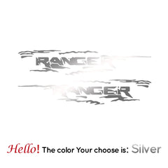 Off-Road Door Side Decal for Ford Ranger Raptor Pickup (2-Piece) | Auto Vinyl Body Graphics