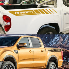 Rear Trunk Side Letter Vinyl Decal for Ford Ranger Raptor | Film Truck Graphic Sticker