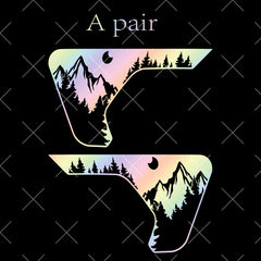 Mountains and Trees Car Stickers Decoration Fender Vent Exterior Accessories Vinyl Decals for Jeep Wrangler JL JLU JT 2018-2026
