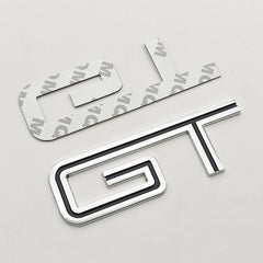 3D Chrome Metal GT Logo Trunk Badge | Ford F-150 / Mustang / Explorer / Ranger Decal