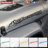 Reflective Hood Side Sticker Mountain Rubicon Unlimited | Wayraceter