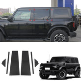 Door, Window & B-Pillar Decorative Sticker Kit for Ford Bronco | Vinyl Trim Decal Set