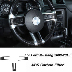 Carbon Fiber Grain Interior & Exterior Decoration Sticker for Ford Mustang (2009-2014) | Kit