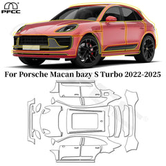 Precut PPF for Porsche Macan Base / S / Turbo (2022–2025) | Full Body TPU Paint Protection Film