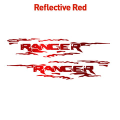 Off-Road Door Side Decal for Ford Ranger Raptor Pickup (2-Piece) | Auto Vinyl Body Graphics