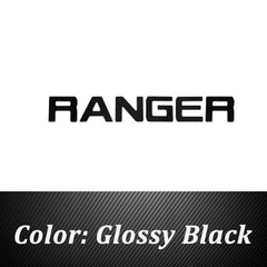 For Ford Ranger 2023 2024 2025 Tailgate Insert Letters Rear Door Logo Letter Rear Emblem Door Tailgate Letters Trim Accessories