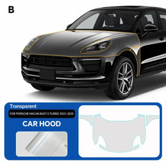 Precut PPF for Porsche Macan Base / S / Turbo (2022–2025) | Full Body TPU Paint Protection Film