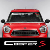 Windshield Sticker for Mini Cooper S / JCW (R50, R53, R55, R56, R60, R61, F55, F56, F60) | Vinyl Windscreen Decal