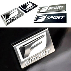 F-SPORT Logo Fender Decal & Trunk Letter Badge for Lexus / Toyota / Honda | Car Sticker