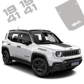 1941 Heritage-Style Hood Scoop Decal for Jeep Renegade (2016–2025) | Precut Vinyl Graphics