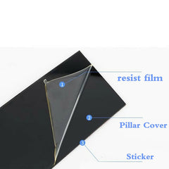Door Window Decoration Trims Pillar Posts Stickers Auto Styling for Porsche Macan carbon fibre 2014-2022 Car accessories
